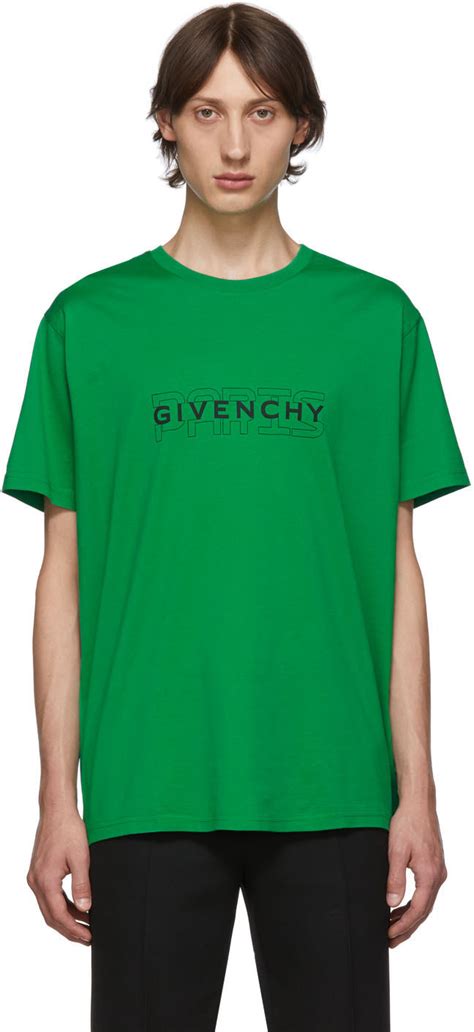 givenchy t shirt green|givenchy t shirt men price.